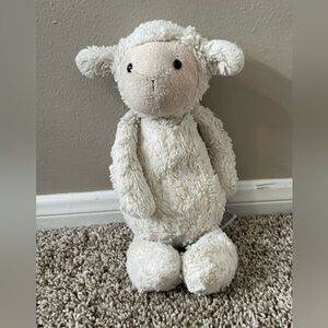 Jellycat Bashful Lamb Small 8" Plush Stuffed Animal White Cream
